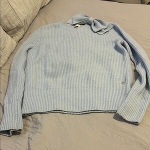 Ted Baker wool/polyamide
Baby blue sweater
Size 2 (Ted Baker size)